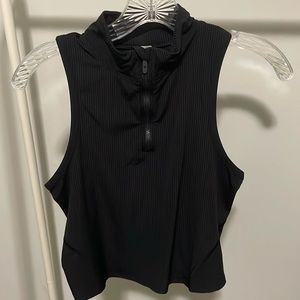 Lululemon ribbed half zip tank